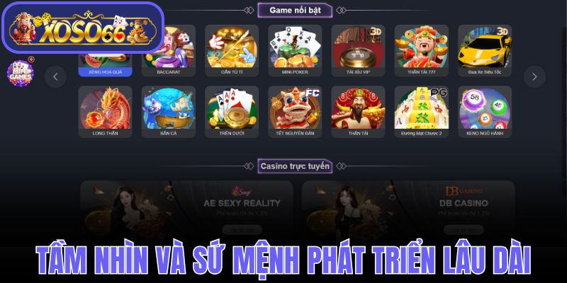 Tầm nhìn và sứ mệnh phát triển của sân chơi đổi thưởng